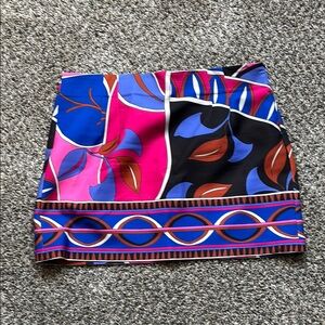 Zara Colorful Patterned Women's Mini Skirt